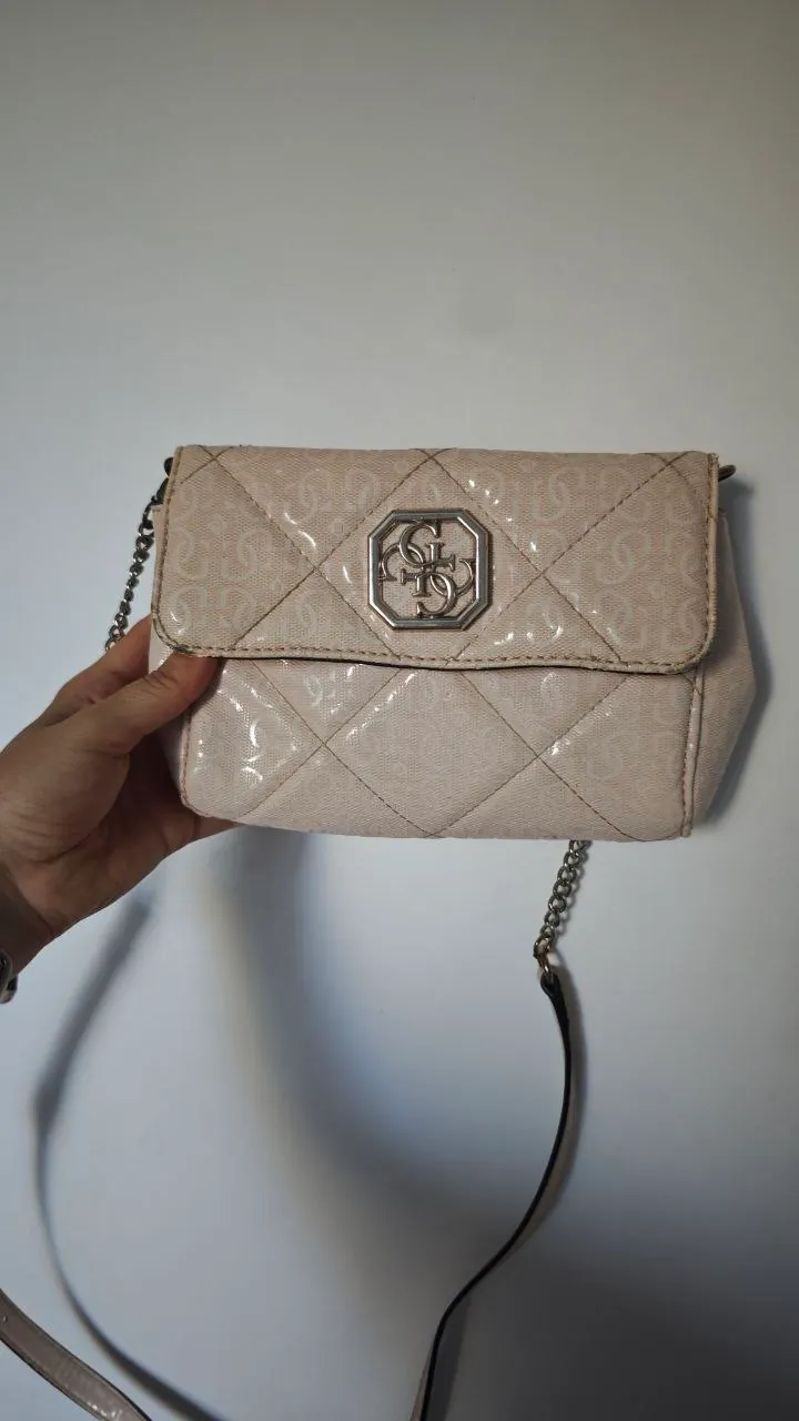 Сумка Guess два ремешка плечо пояс 1