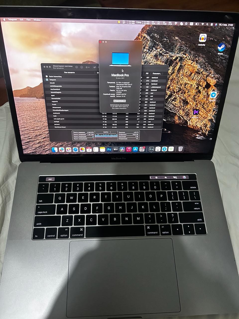 MacBook Pro 15 дюймов 2017 2