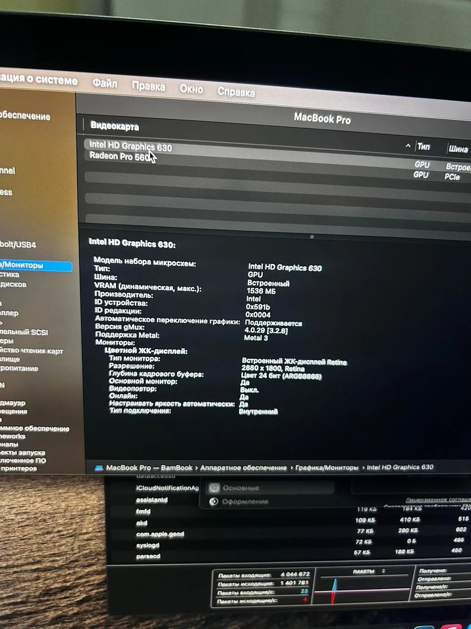 MacBook Pro 15 дюймов 2017 5