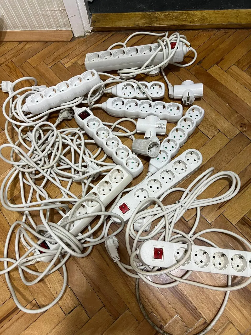 Удлинители ведра металлические педаль лот 1