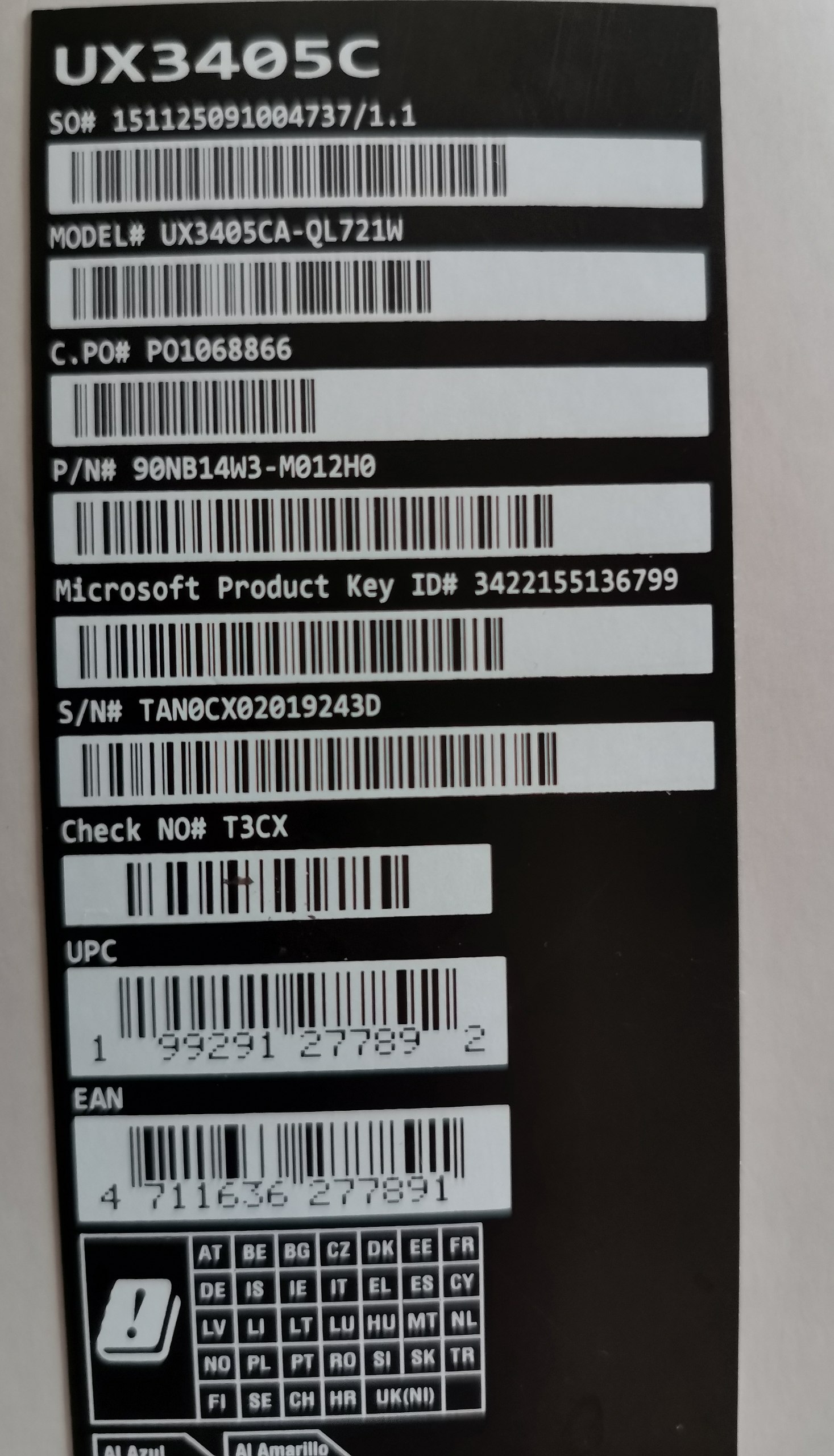 Ноутбук ASUS Zenbook 14 OLED 3