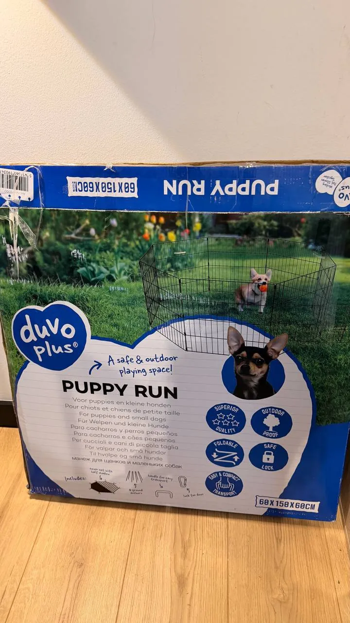 Манеж вольер для щенков Duvo+ Puppy Run 1