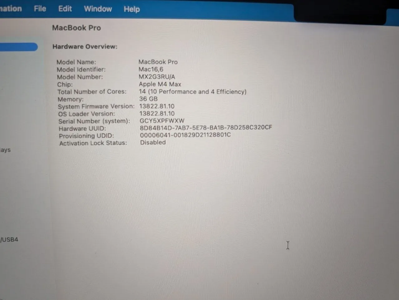 MacBook Pro 14 M4 Max 36GB 1TB 3