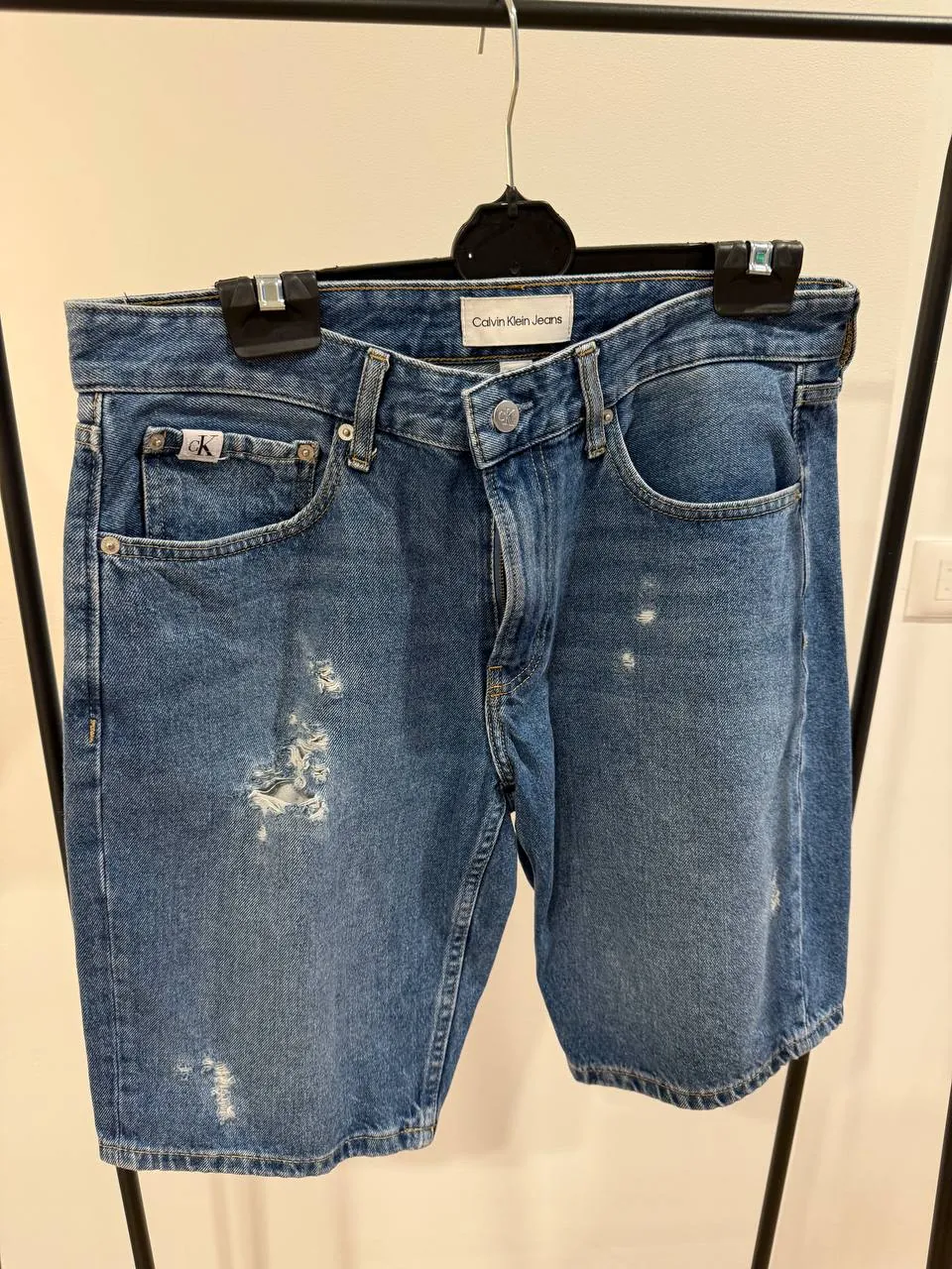 Шорты Calvin Klein Jeans джинсовые мужские 1