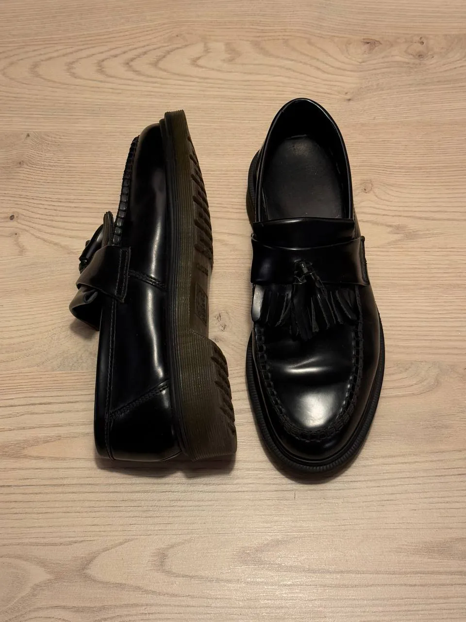 Лоферы Dr. Martens кожаные черные 2