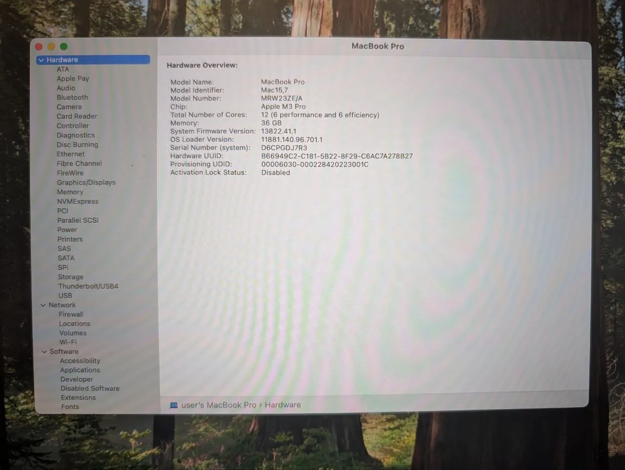 MacBook Pro 16 M3 Pro 36GB 512GB Белград 5