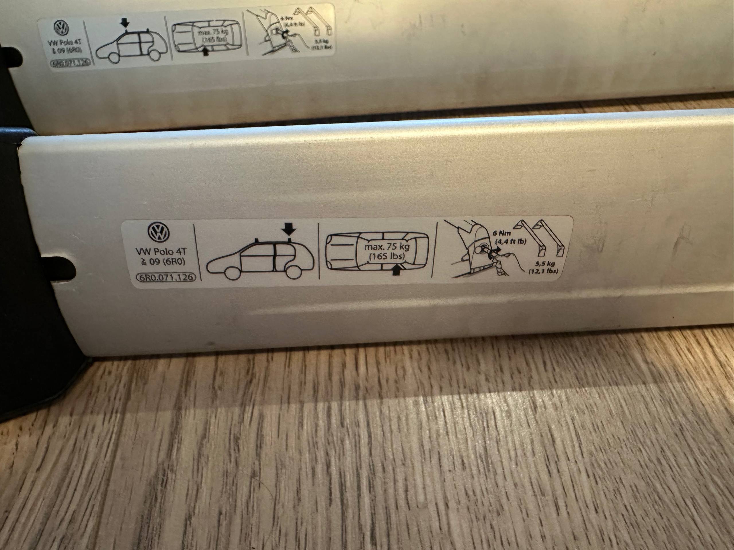 Рейлинги для VW Polo V 4