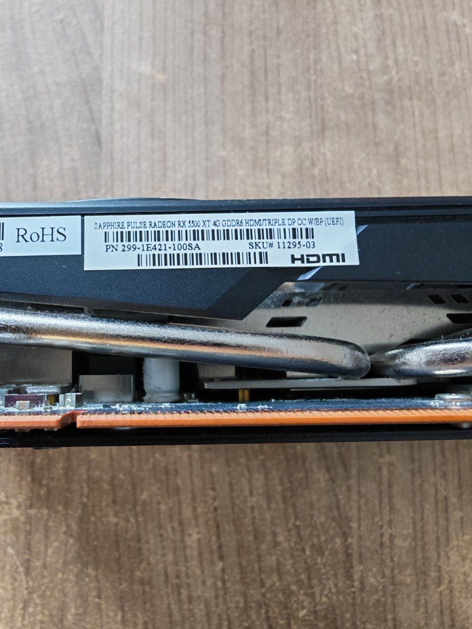 Видеокарта Radeon rx5500xt 2