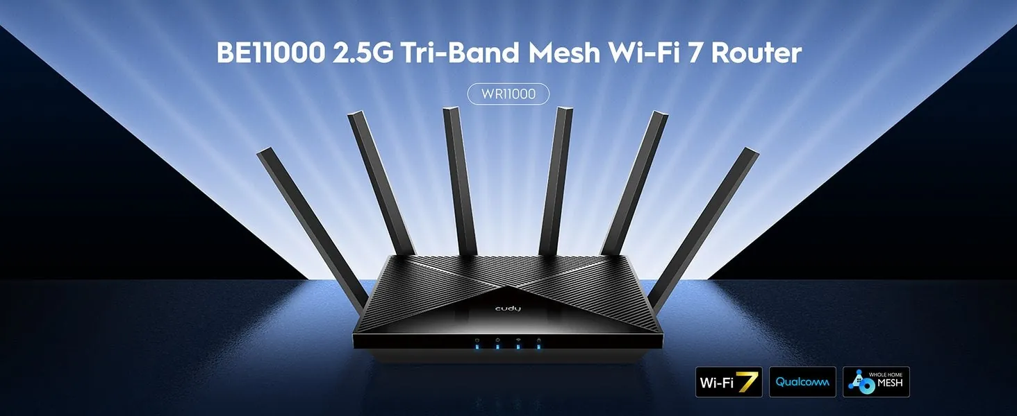 Wi-Fi 7 роутер Cudy WR11000 1
