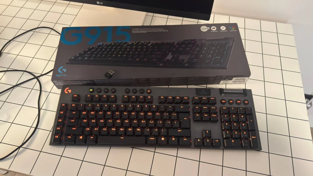 Корпус ПК наушники клавиатура Logitech G915 3