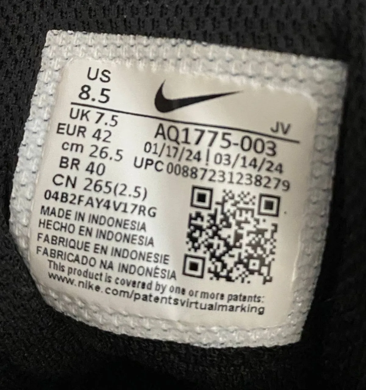 Кроссовки Nike кожаные размер 42 2