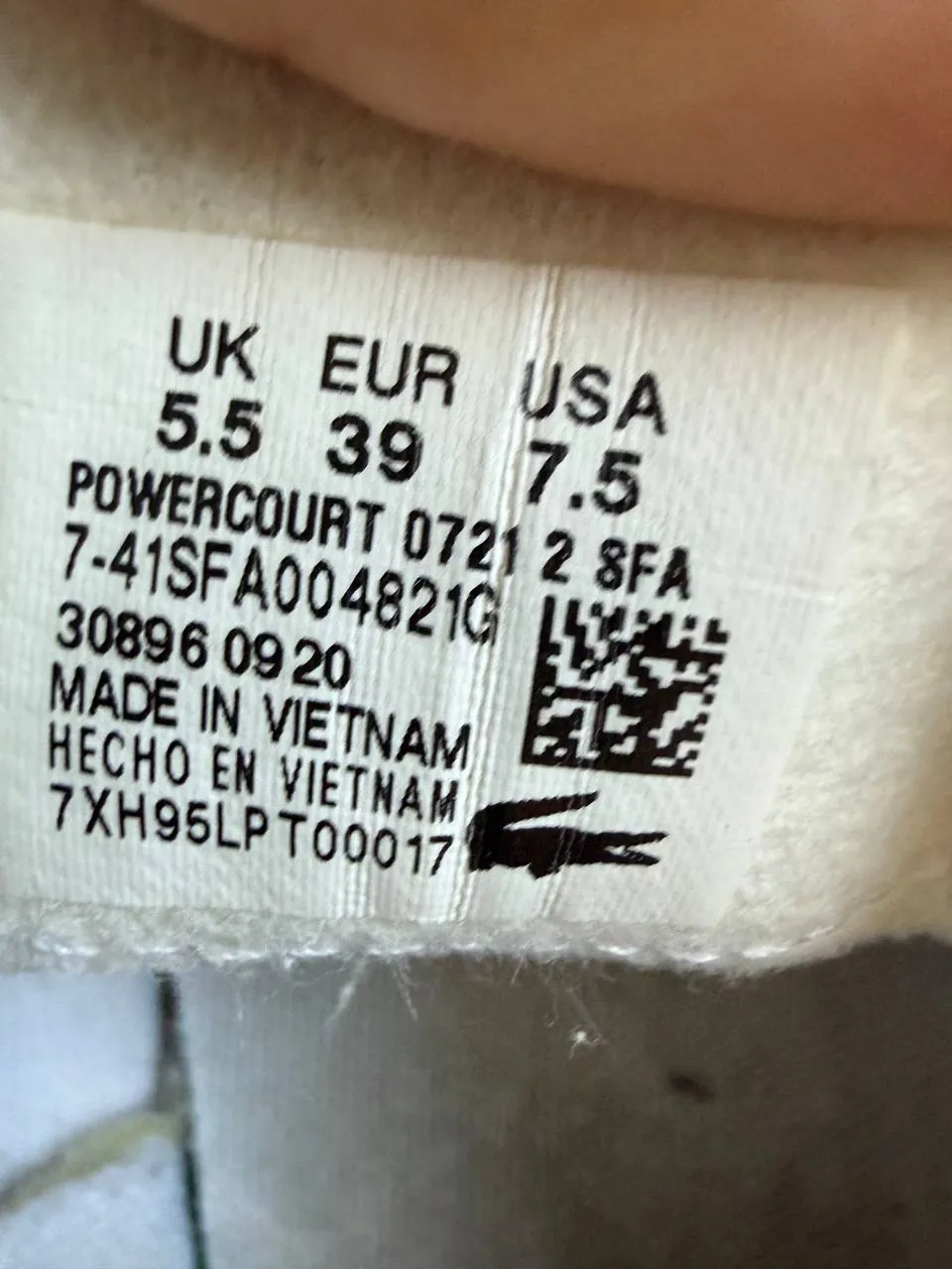 Кеды Lacoste Powercourt женские EUR 39 оригинал 5