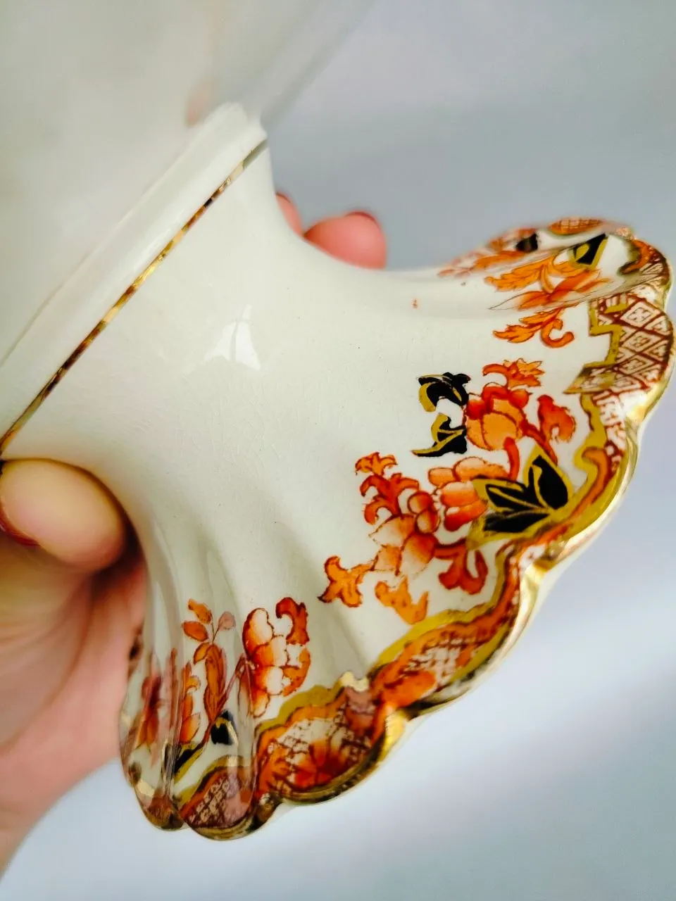Антиквариат гриссинница ваза Capodimonte 9