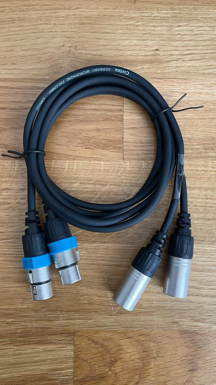 XLR кабель Cordial 1 м пара штук 1
