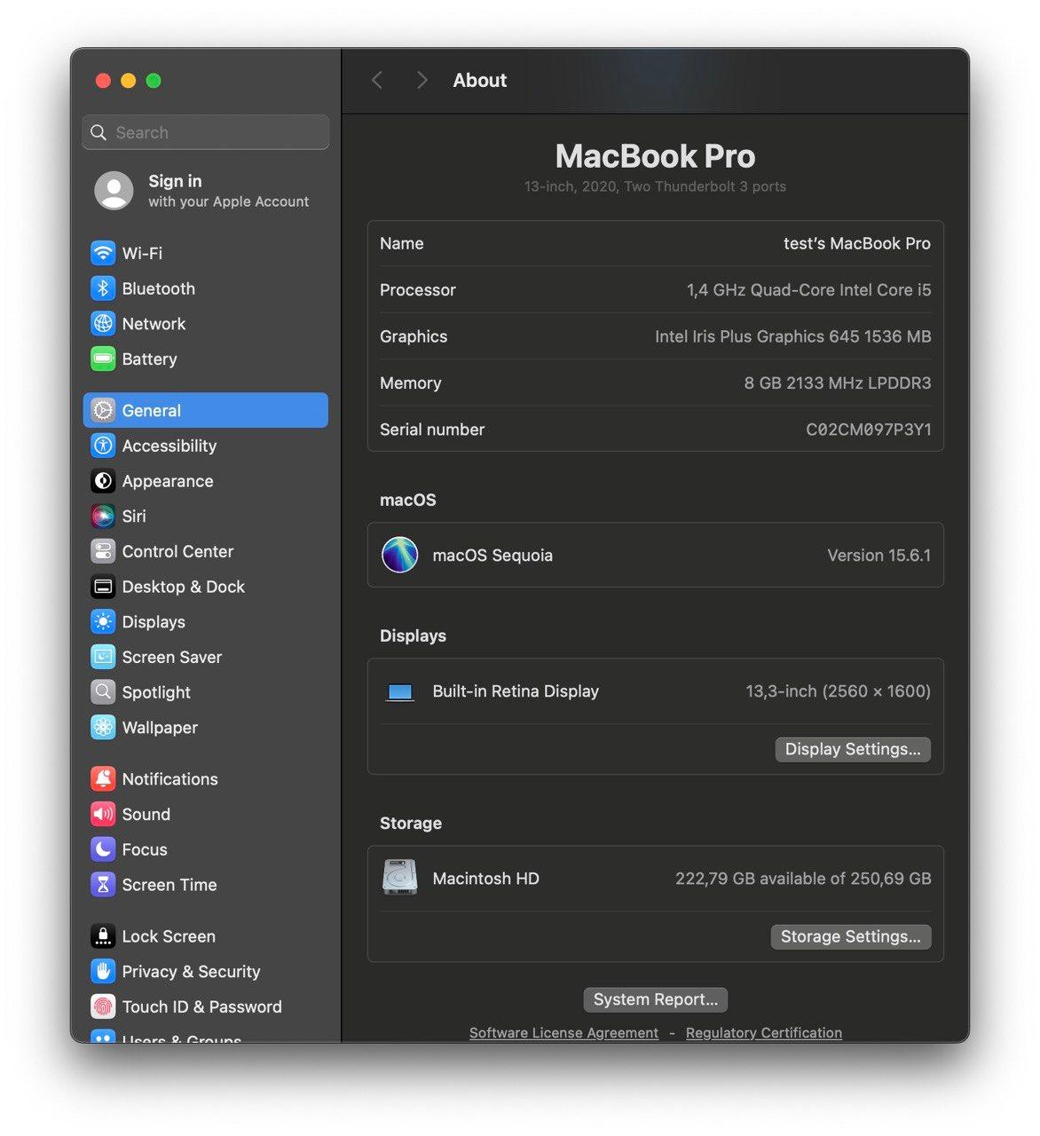 MacBook Pro 13" 2020 3