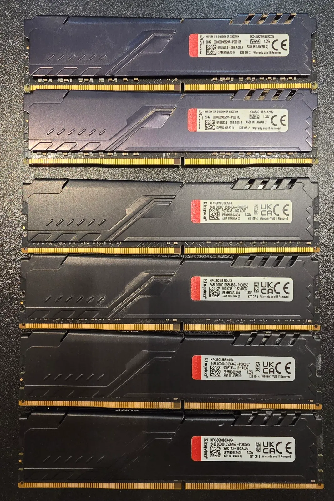 ОЗУ Kingston DDR4 32 и 64 ГБ 1