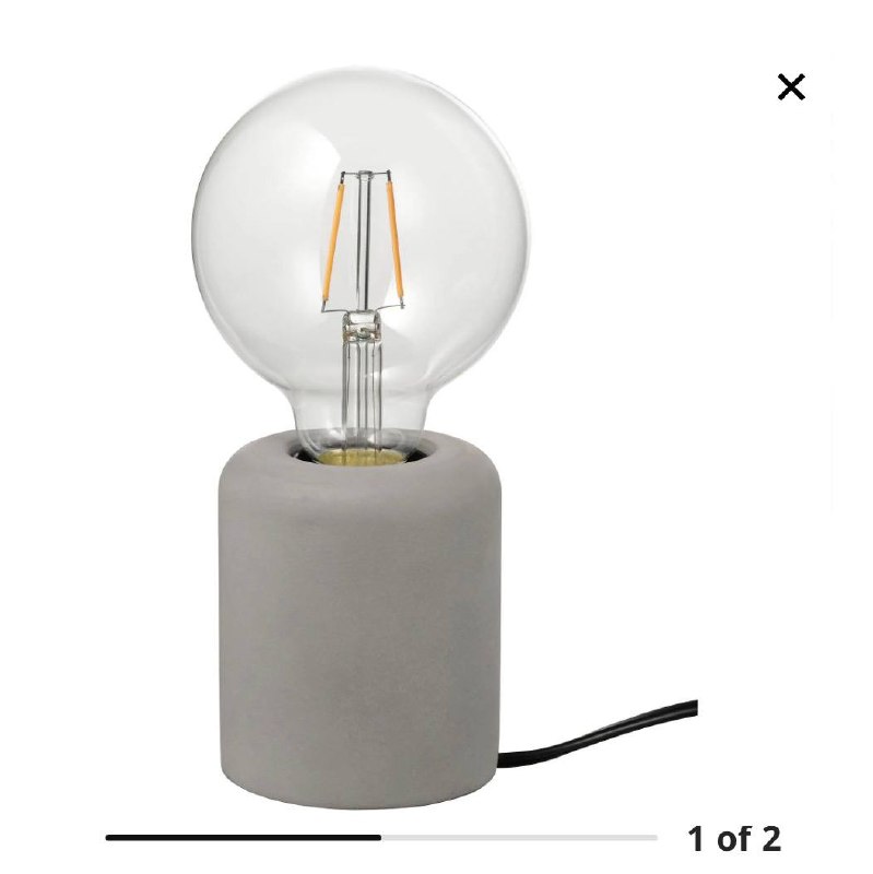 Настольная лампа из IKEA 1