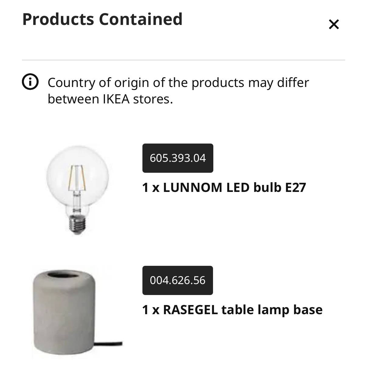 Настольная лампа из IKEA 2