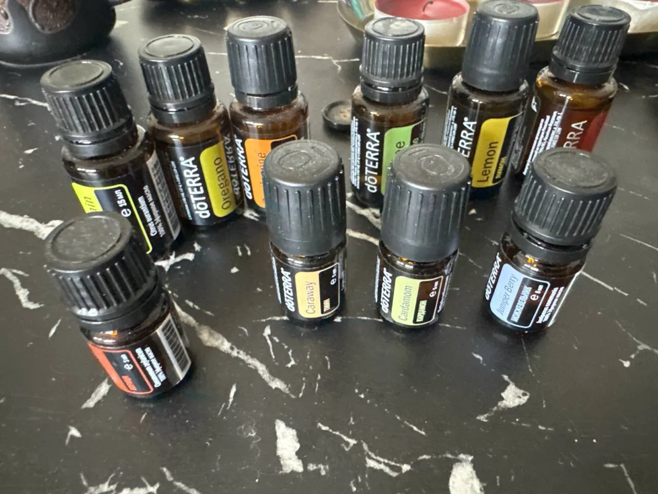 Масла DoTerra эфирные ароматерапия разные 1