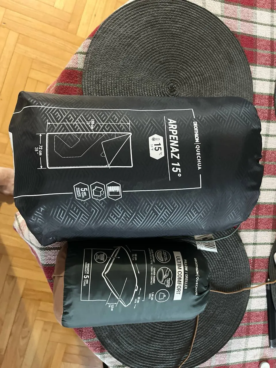 Спальник и подушка Decathlon как новые 1