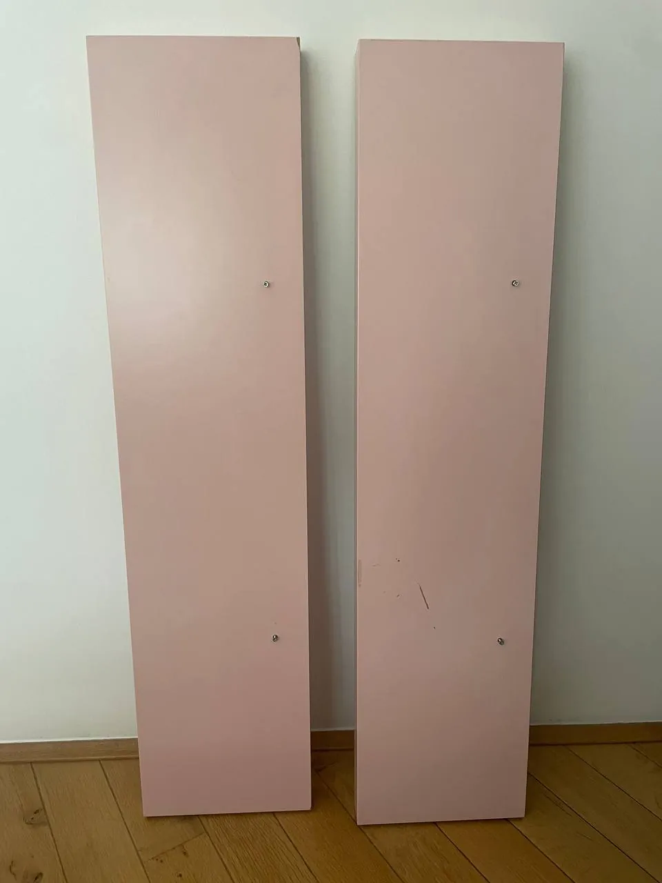 Полки деревянные IKEA розовые 110 см 1