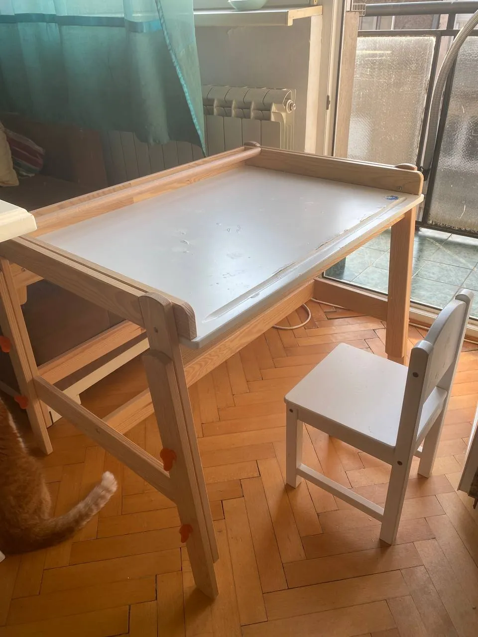 Детский стол и стул IKEA для 3-5 лет 1