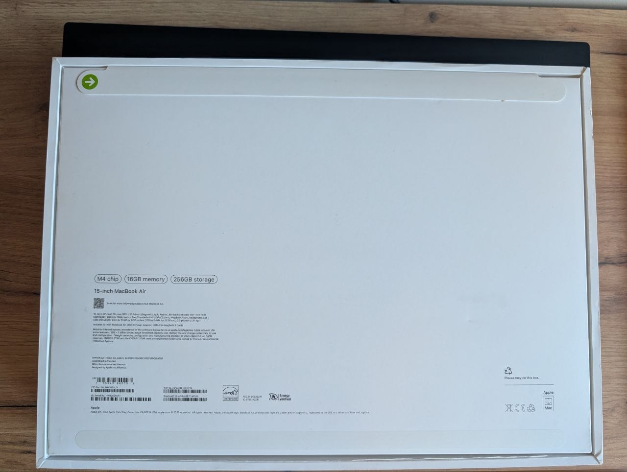 Macbook air M4 15 inch 6