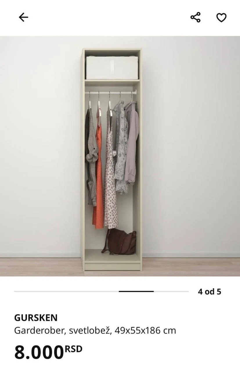 Шкаф IKEA для прихожей 2