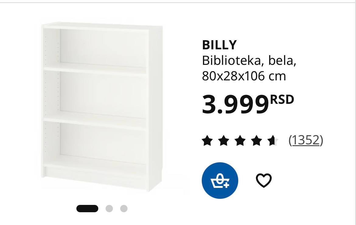 Стеллаж/полка ИКЕА Billy 6