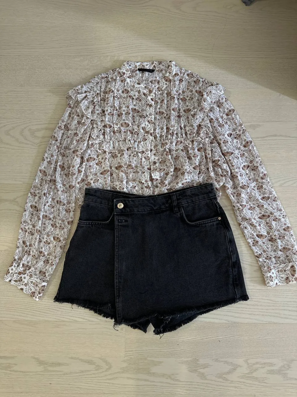 Женская одежда Zara HM блузы топы шорты 3