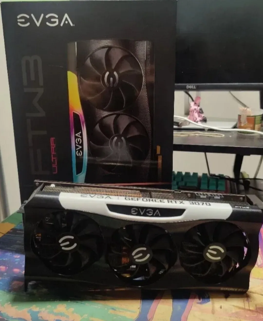 Видеокарта RTX 3070 EVGA FTW3 Ultra OC 1