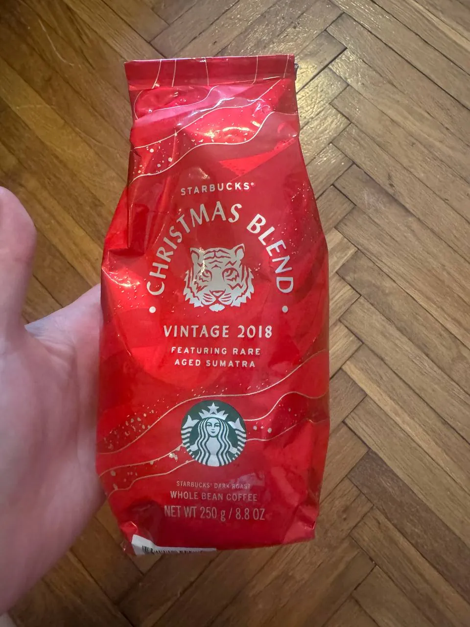 Starbucks Christmas Blend Vintage 2018 коллекционная пачка 1