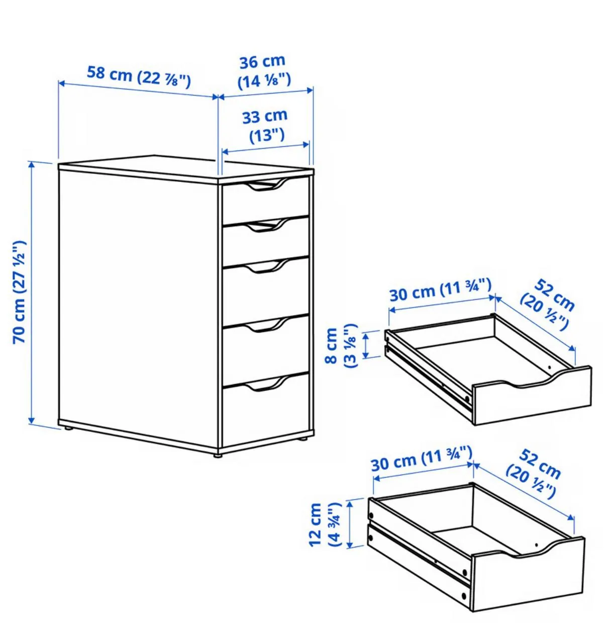 Ikea Alex комод с выдвижными ящиками в идеальном состоянии 7000дин. 2