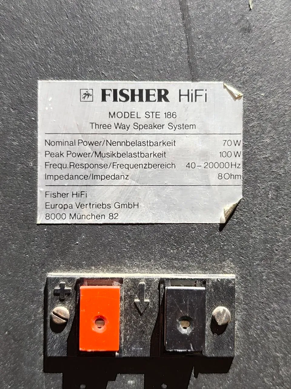 Акустические колонки Fisher HiFi STE-186 2
