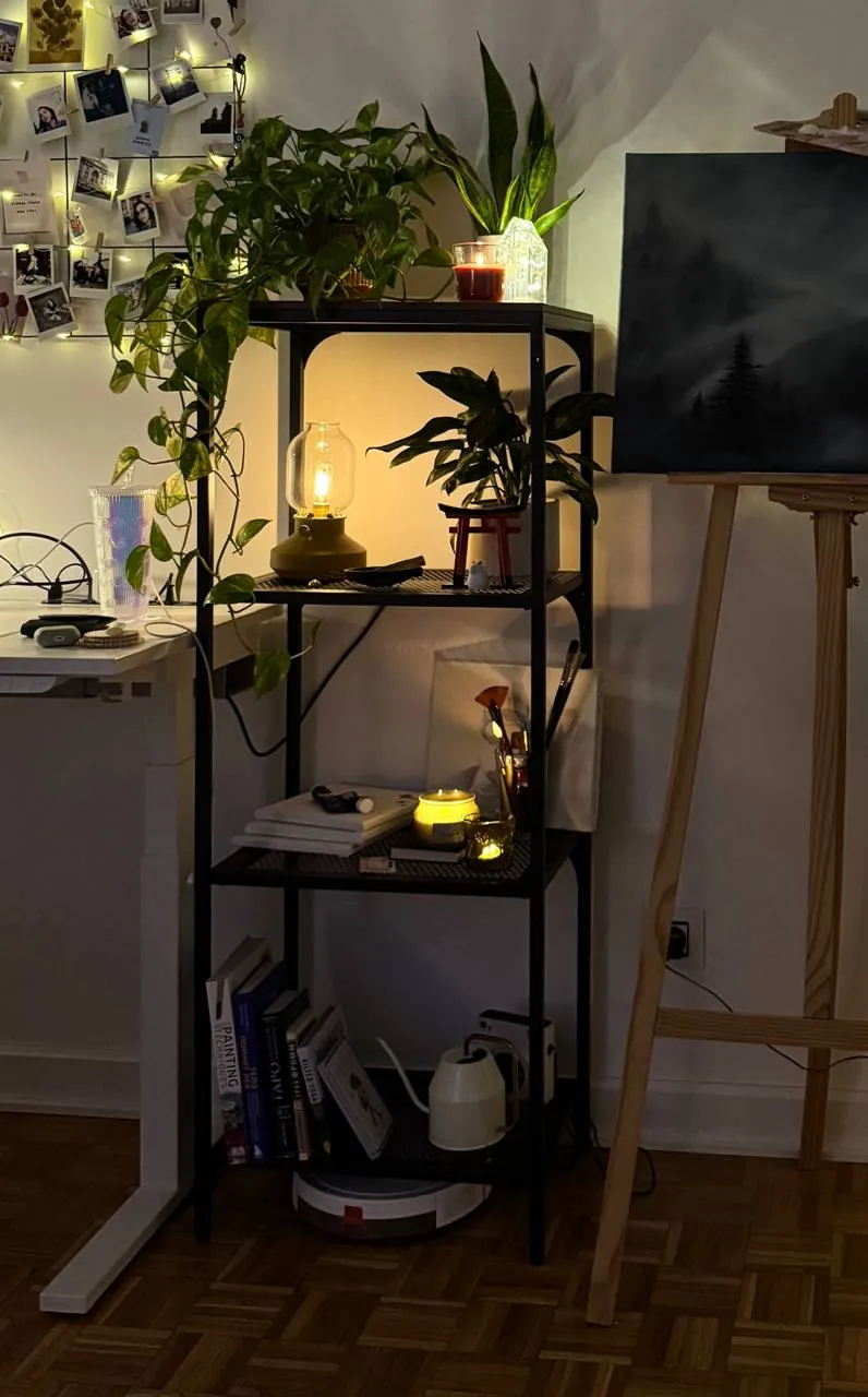 Стеллаж (чёрный) IKEA FJÄLLBO 1