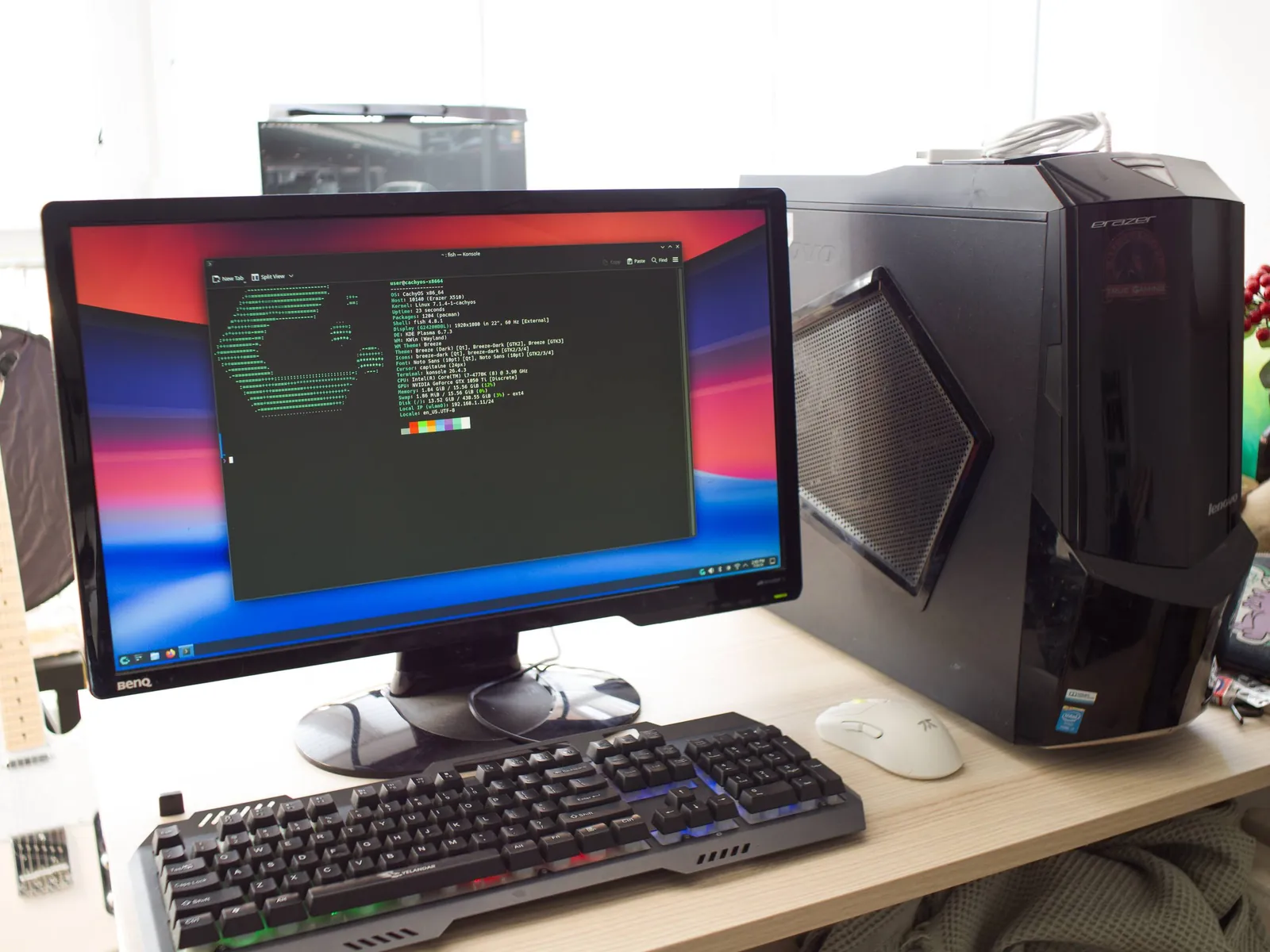 Игровой ПК Lenovo Erazer X510 i7-4770K GTX 1050 Ti с монитором 2