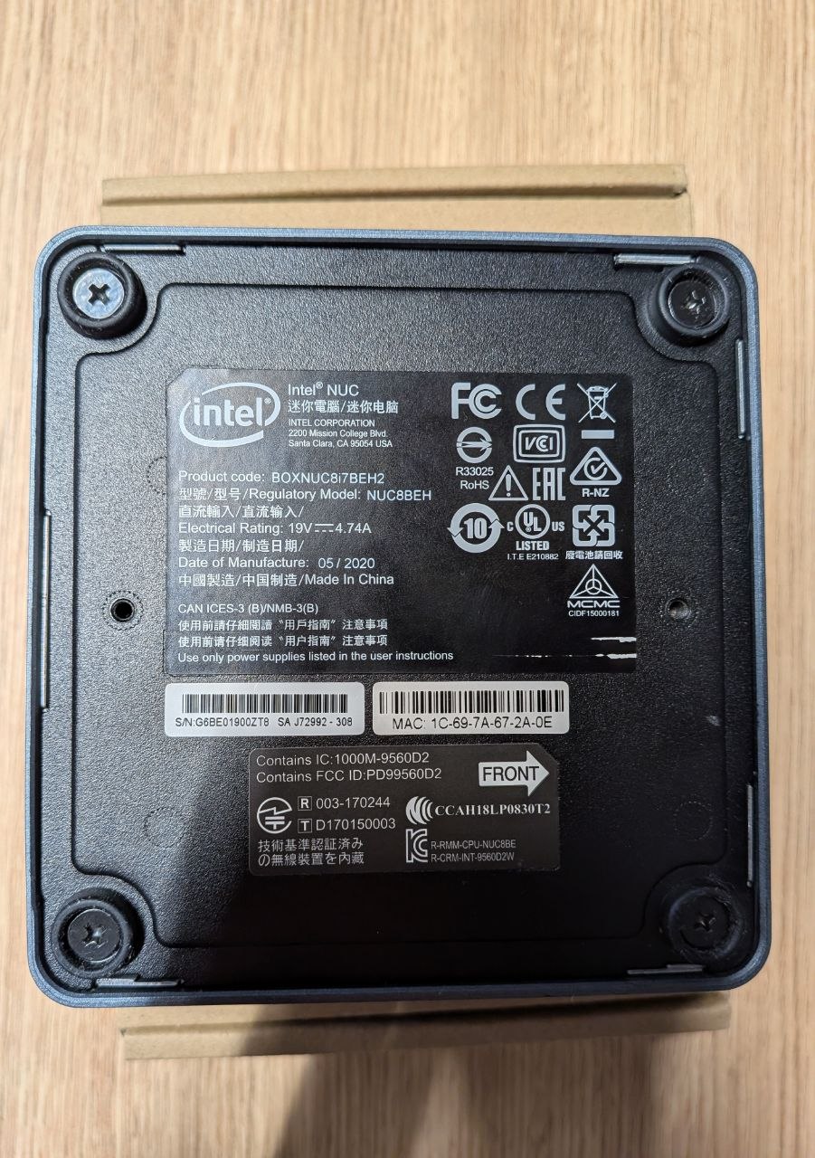 Мини ПК Intel NUC 3