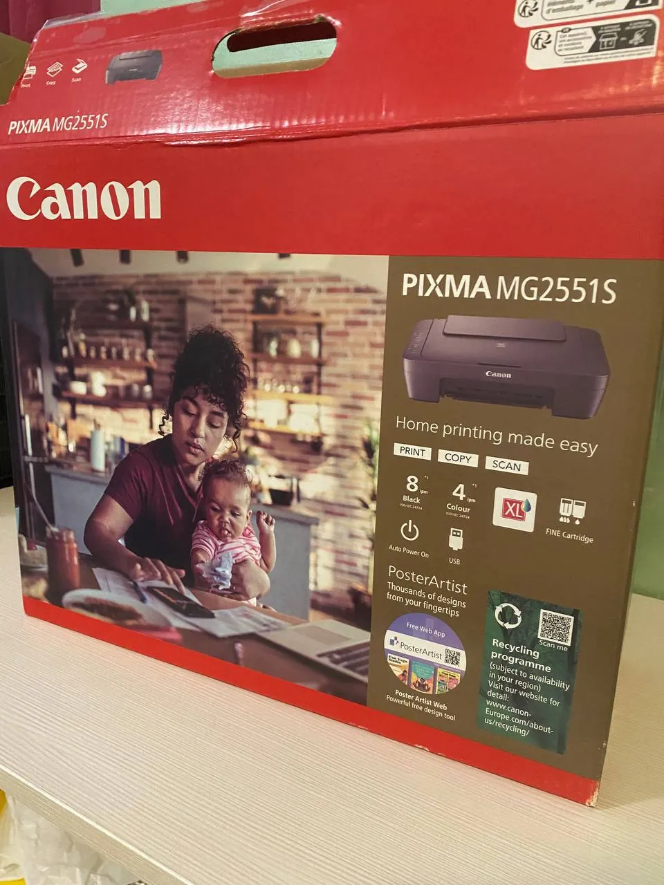 Принтер сканер Canon PIXMA MG2551S новый 2