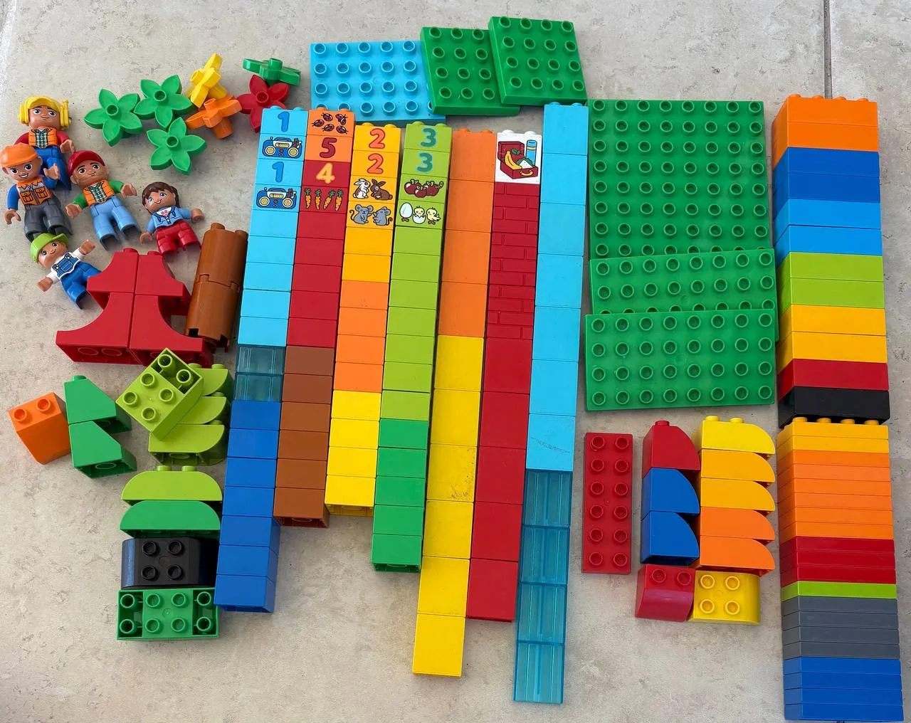 LEGO Duplo большой набор оригинал и аналог 2
