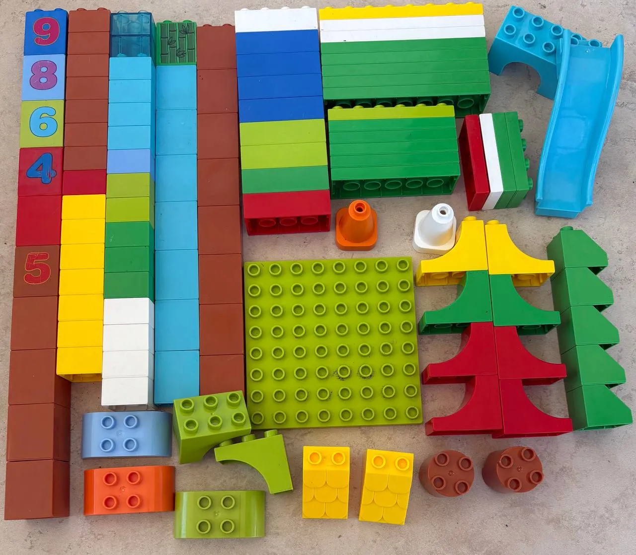 LEGO Duplo большой набор оригинал и аналог 4