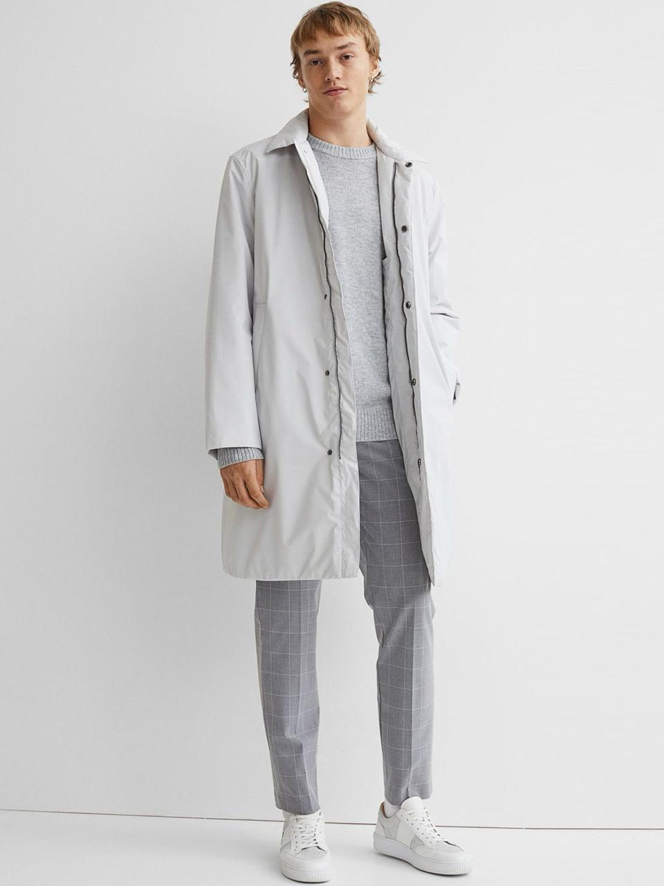 Утепленный плащ 1