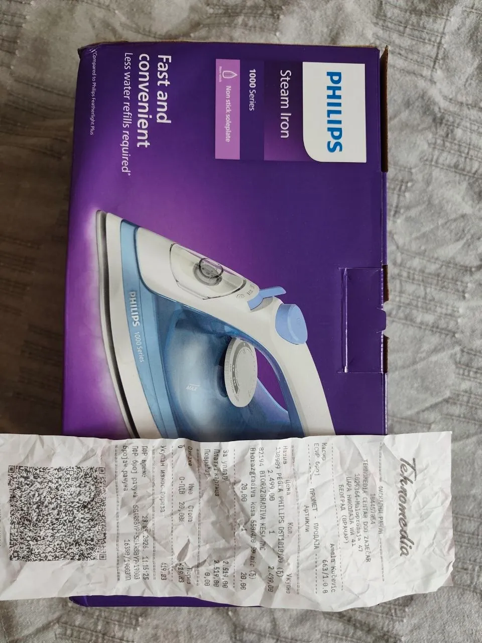 Утюг Philips и пылесос Black Decker 1