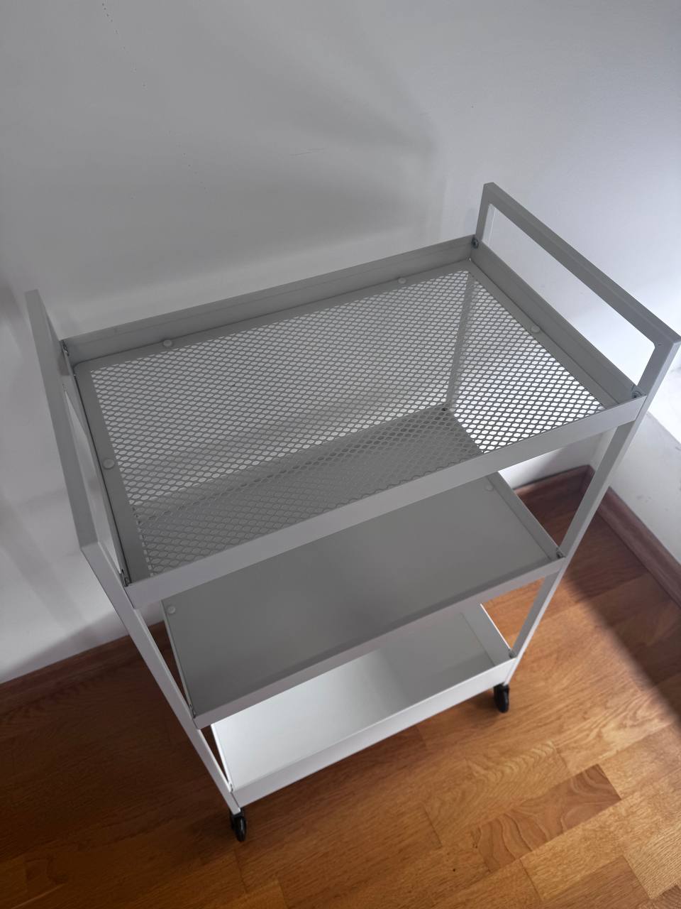 Железный стеллаж икеа 2