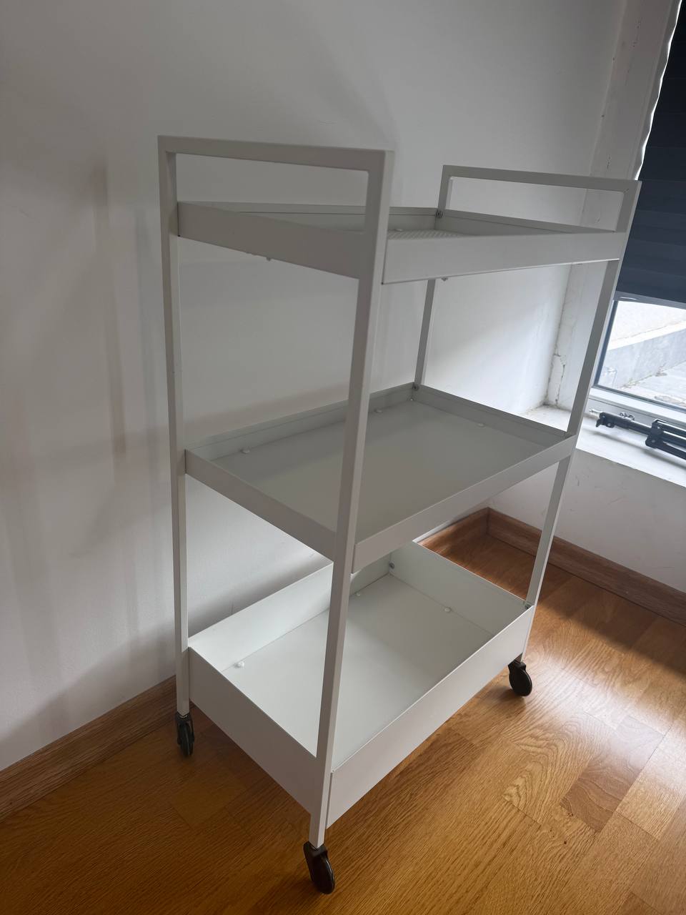 Железный стеллаж икеа 3