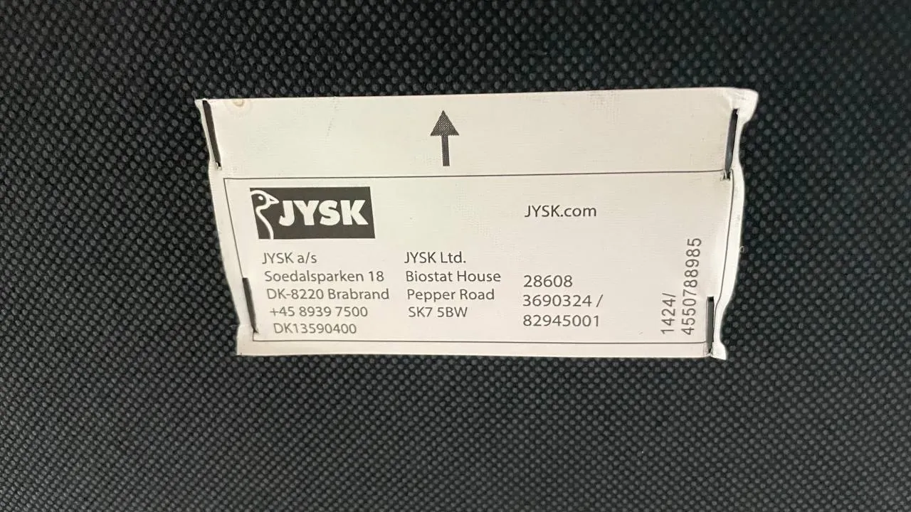 Кресло JYSK KOKKEDAL серое на колёсиках 3