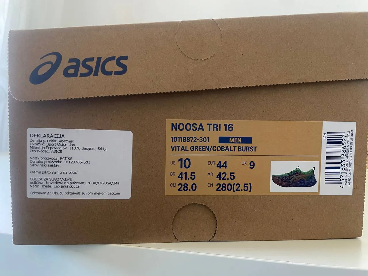 Asics Noosa TRI 16 беговые кроссовки 42-42.5 4