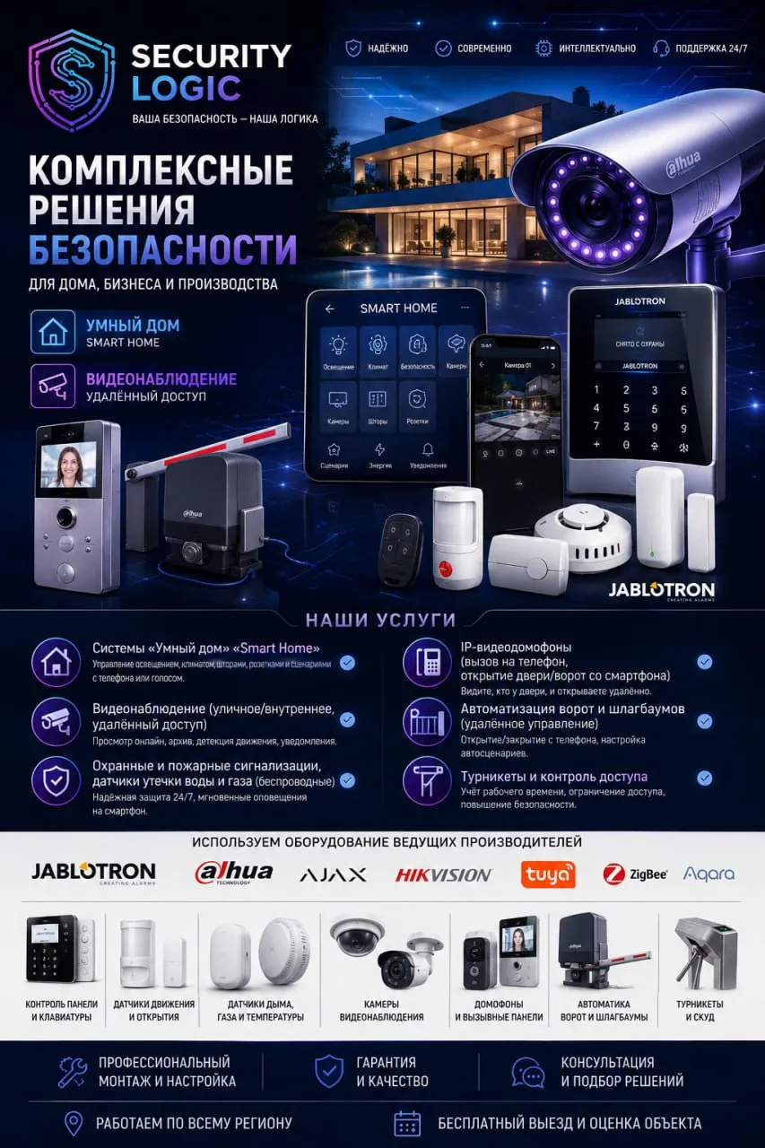 Установка умного дома видеонаблюдения Белград 1