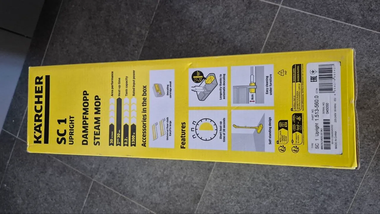 Паровая швабра Karcher новая 2