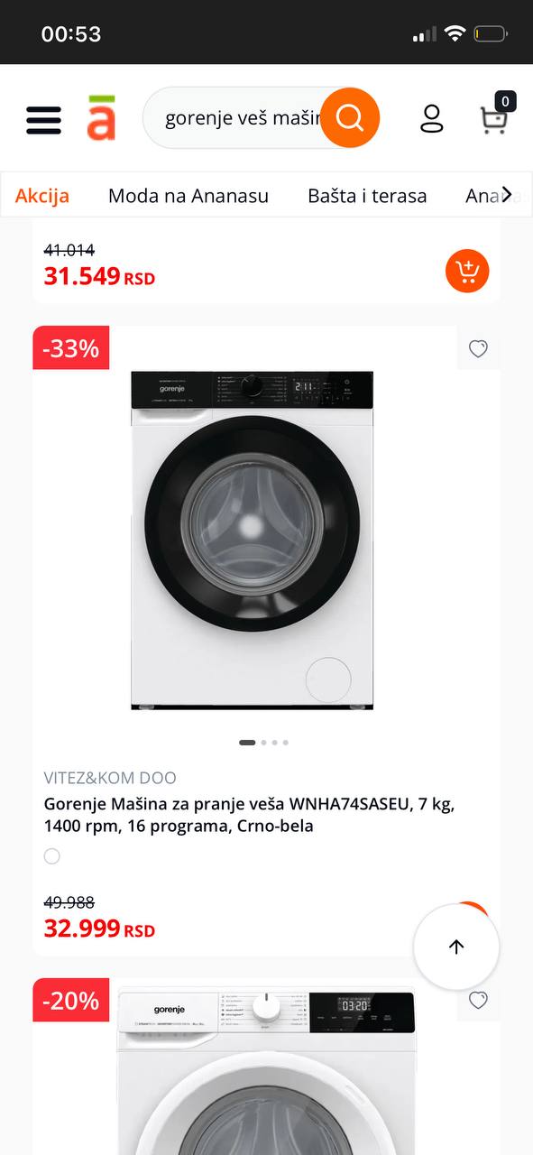 Стиральная машинка gorenje 6