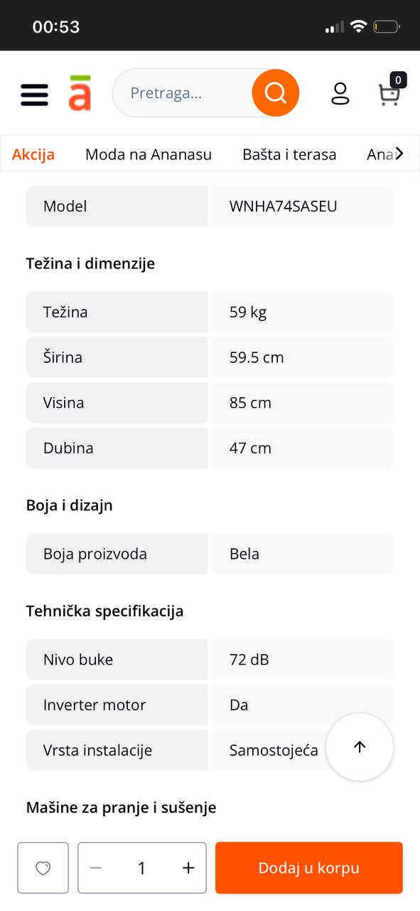 Стиральная машинка gorenje 7